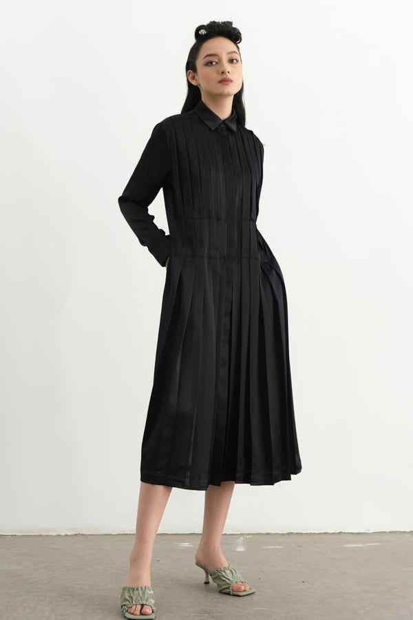 Vadim Pleated Dress MEAN BLVD