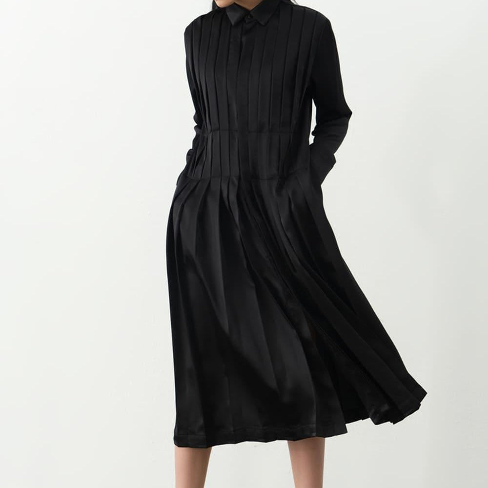 Vadim Pleated Dress MEAN BLVD