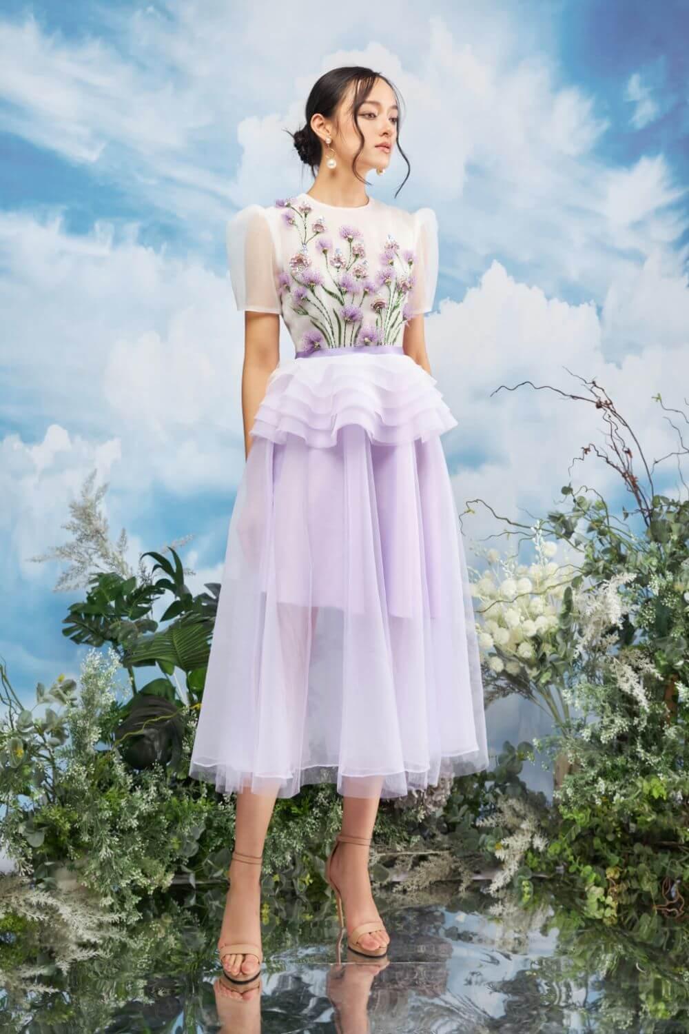 Velix Floral Embroidered Dress MEAN BLVD