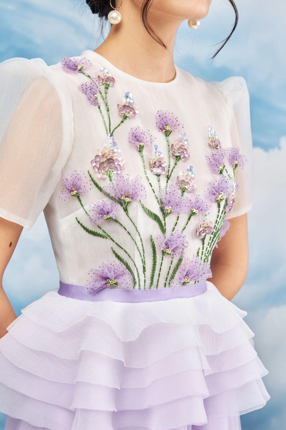 Velix Floral Embroidered Dress MEAN BLVD