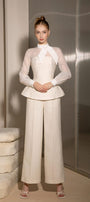 Winnie Straight Cotton Ankle Length Pants MEAN BLVD